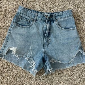 Cotton On High Rise Ripped Distressed shorts Size US 4